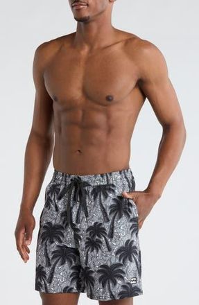 Billabong Radical Volley Swim Trunks in Black at Nordstrom Rack, Size X-Large