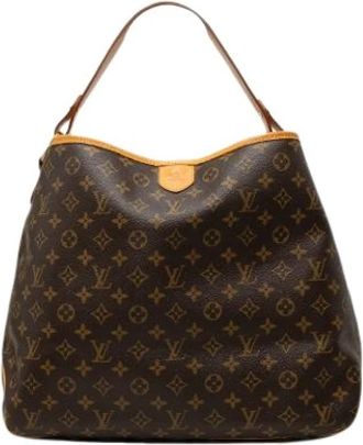 Louis Vuitton Pre-owned Delightful MM - Dames - Vintage Schoudertas - Bruin - ONE Size - Leer - Vintage