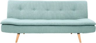 Miliboo Miliboo - Sof&aacute; Convertible Dise&ntilde;o Escandinavo 3 Plazas Azul Lago Senso