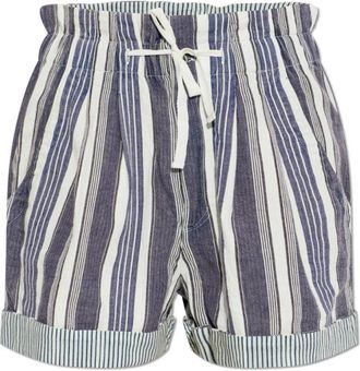 Isabel Marant Nirma Shorts - Dames - Bermuda - Blauw - S - Katoen - Korte Broeken