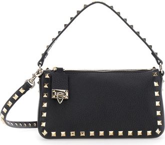 Valentino Garavani Black Rockstud Small Crossbody Bag