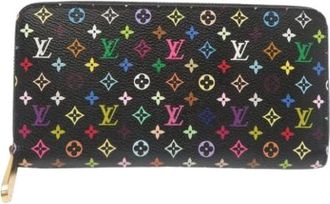 Louis Vuitton Pre-owned Wallets, female, Multicolor, Size: ONE SIZE Pre-owned Canvas Wallet