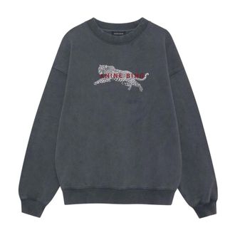 Anine Bing Dames, Sweatshirts & Hoodies, Zwart, Maat: M