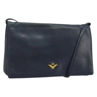 Bottega Veneta Pre-owned Vintage Schoudertas - Dames - Pre-owned - Zwart - Maat: ONE Size Leer