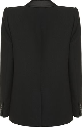 Khaite Womens Helio Single-Breasted Jacket Black Viscose Blazers