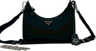 Prada Pre-owned Prada Saffiano Trimmed Re Nylon Re Edition 2005 Satchel Ladies Q1TL4CCUYRL17XL7