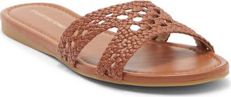 Stuart Weitzman Briar Slide Sandal in Saddle at Nordstrom Rack, Size 10.5