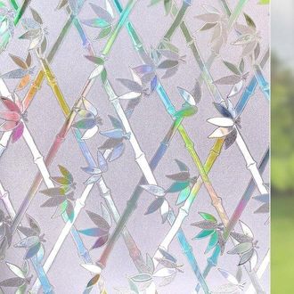 No Brand L&aacute;mina Opaca Esmerilada Para Ventanas De 45x200cm, Autoadhesiva Sin Pegamento, Que Bloquea La Luz Solar Y Proporciona Privacidad, Para El Hogar Y La O