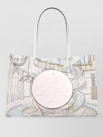 Tory Burch ella small graphic print tote bag