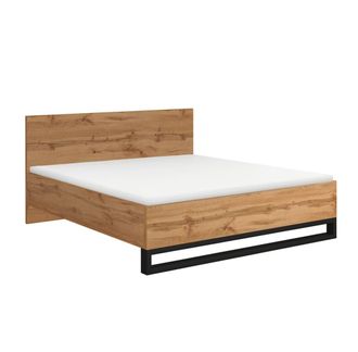 Petits Meubles Cama y negro 160x200 incluido somier tablero aglomerado laminado