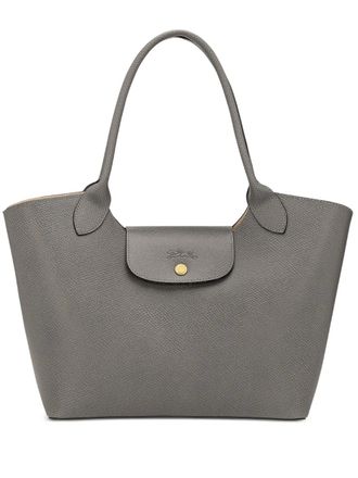 Longchamp &Eacute;pure shoulder bag - women - Calf Leather - One Size - Grey