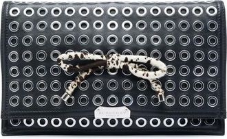 Burberry Pre-owned Burberry Prorsum Lambskin Grommet Pony Hair Bow Clutch Ladies J0IO7E4MOBCM4T4N