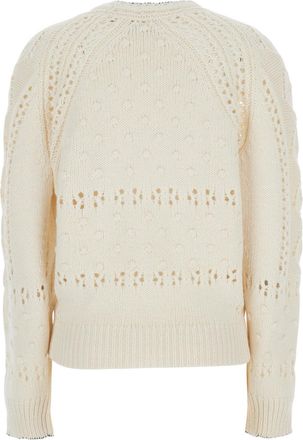 Isabel Marant Womens Long Sleeve Top Luce-Ga White Cotton Tops
