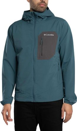 Columbia Tall Heights III Softshelljas Met Capuchon, Blauw