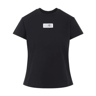 Maison Margiela Dames, Tops, Zwart, Maat: XS Katoen