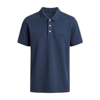 Woolrich Polo Shirts, male, Blue, Size: 3XL Woolrich T-shirts and Polos
