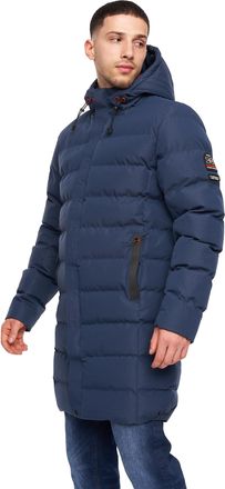 Crosshatch Mens Longkamp Jacket (Navy) - Size X-Large