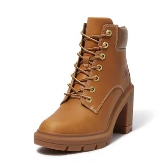 Timberland Schn&uuml;rstiefelette TIMBERLAND ALLINGTON HEIGHTSMID LACE UP BOOT, Damen, Gr. 37,5, wheat full grain, Leder, Schuhe Schn&uuml;rstiefelette, Winterschuhe, Wint