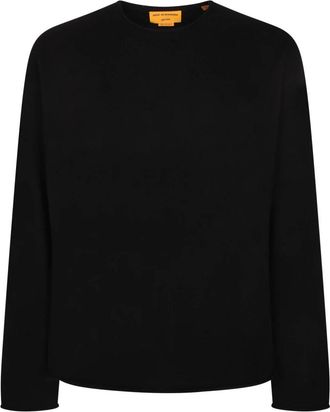 Guest In Residence Oversized Crew - Heren - Cashmere truien - Zwart - M - Kasjmier - Truien & Vesten