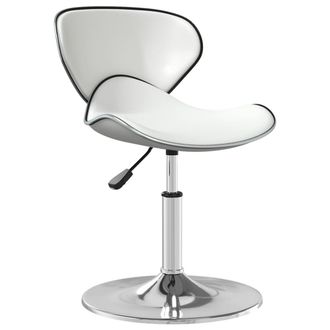 vidaXL Silla De Comedor De Cuero Sint&eacute;tico Blanco Vidaxl