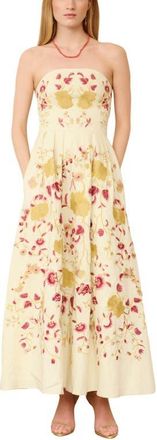 The IQ Collection Leticia Brodery Dress in Light Green at Nordstrom, Size X-Large