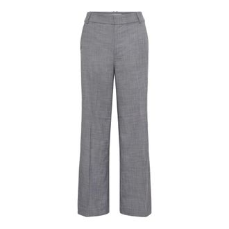 Inwear Wijde broek - Dames - Broeken - Grijs - Maat: XL