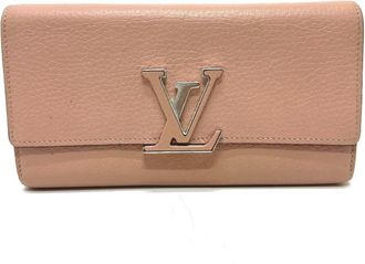 Louis Vuitton Magnolia Leather Long Wallet (Tri-Fold) (Pre-Owned)