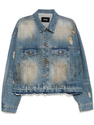 We11done Gerafeld denim jack - Blauw