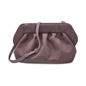 Themoir&egrave; Cross Body Bags, female, Brown, Size: ONE SIZE Bios Suede Clutch