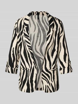 Vero Moda Loose Fit Kurzblazer aus Viskose-Leinen-Mix Modell JESMILO in Ecru, Gr&ouml;&szlig;e XL