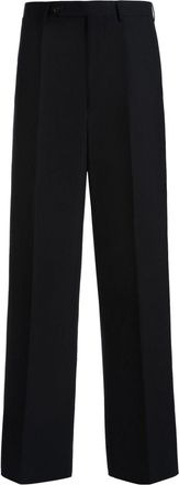 Bally mid-rise tailored trousers - men - Polyester/Wool - 48 - Blue