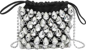 Self Portrait Mini Crystal Chainmail Handbag
