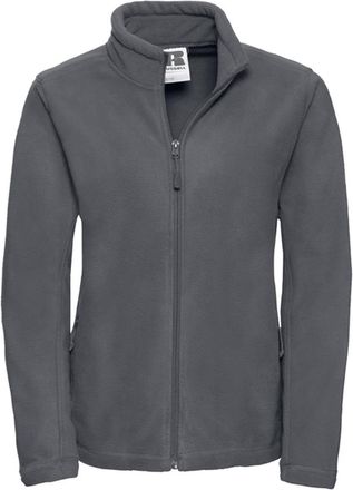 Russell Athletic Russell Dames/Dames Full Zip Outdoor Fleecejack (Konvooi Grijs)