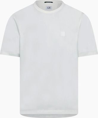 C.P. Company Mens Metropolis Series Chest Logo T-Shirt - White - Size: 42