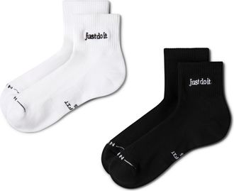Nike Unisex Everyday Elevated Ankle Socks (2 Pairs) in Multicolor | IH8599-901