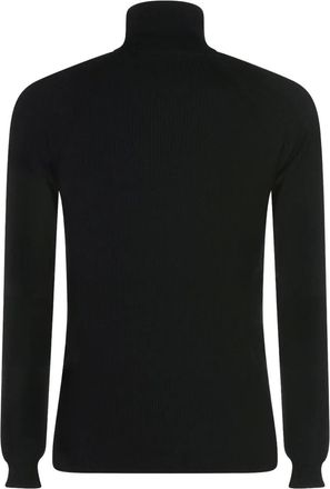 Moncler Geribbelde coltrui - Zwart
