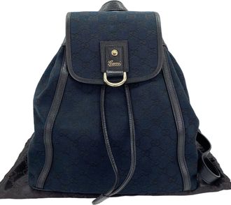Gucci Navy Backpack (Pre-Owned)