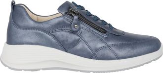 Waldläufer Mujer, Zapatos, Azul, Talla: 42 EU