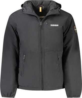 Napapijri Black Polyamide Men Mens Jacket