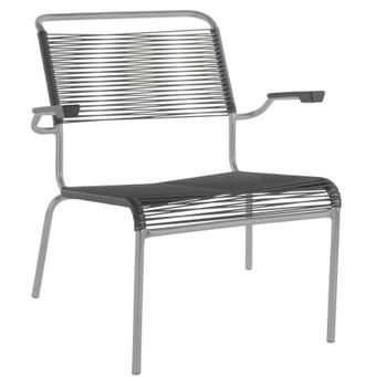 Schubiger M&ouml;bel Spaghetti-Lounger S&auml;ntis mit Armlehnen