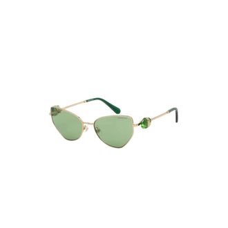 Swarovski Lucent Cat-eye Zonnebril - unisex - Accessoires - Groen - Maat: ONE Size