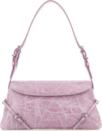 Givenchy Lilac Leather Pa Tit Voyou Shoulder Bag