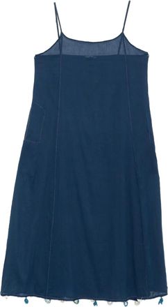 Injiri Abito midi con nappa - Blu