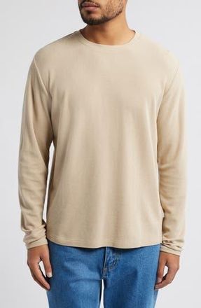 Nn.07 Clive Long Sleeve Waffle Knit Tee in White Pepper at Nordstrom Rack, Size Xx-Large