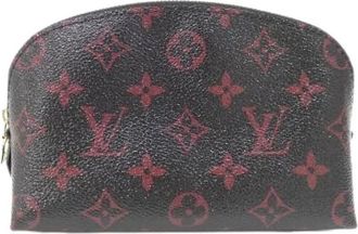 Louis Vuitton Pre-owned Pochette Cosmetic Monogram Pouch - Dames - Vintage Mini Tas - Bruin - ONE Size - Vintage