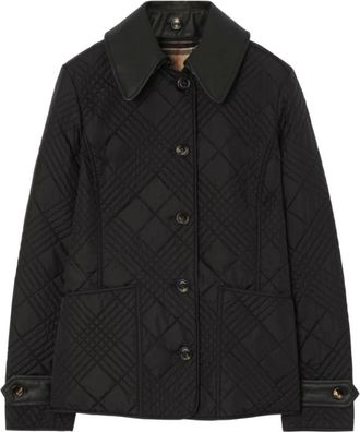Burberry Down Jassen - Dames - Zomerjassen - Zwart - S - Jassen