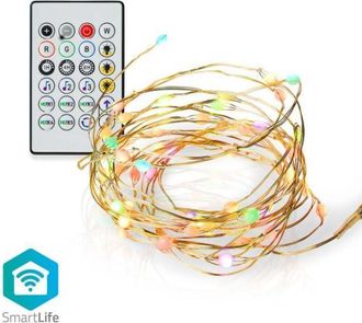 Nedis Smart Led Wire Wifi Multi Color Ip20 5 Metros-wifilx51rgb - Nedis