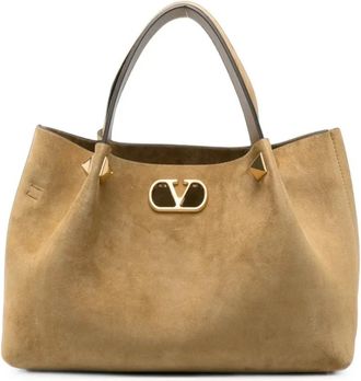 Valentino Garavani Nellc&ocirc;te Tote - Dames - Tassen - Beige - Maat: ONE Size Su&egrave;de