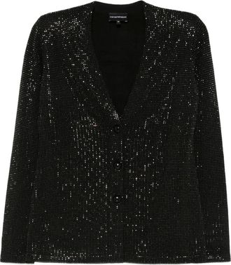 Emporio Armani Giacca con decorazione - Nero