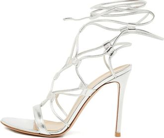 Gianvito Rossi Sandali in pelle Pre-owned 120mm - Argento